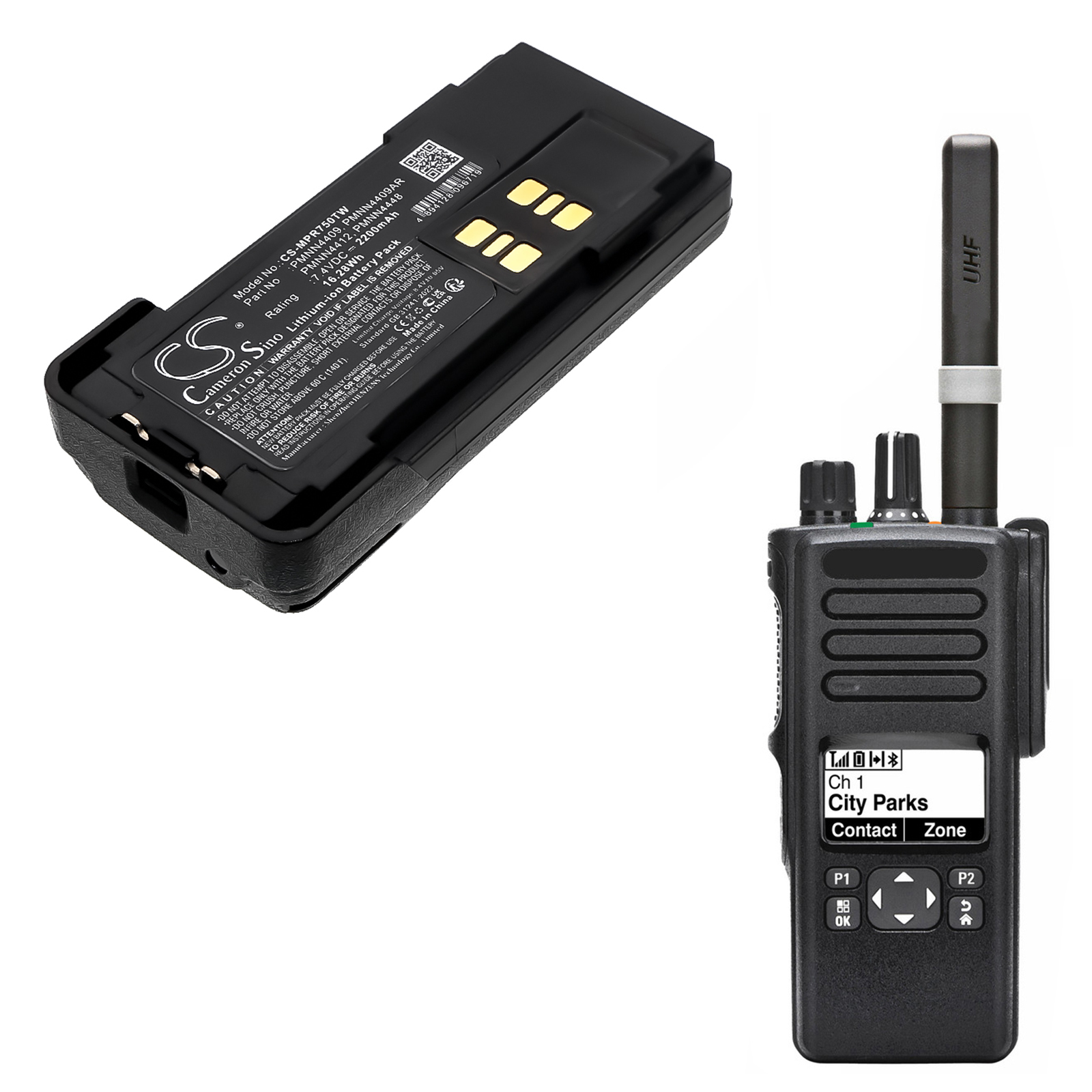 Аккумулятор CameronSino CS-MPR750TW (Motorola DP4000/DP4400/DP4401/DP4600/XPR3300/XPR3500/XPR700)