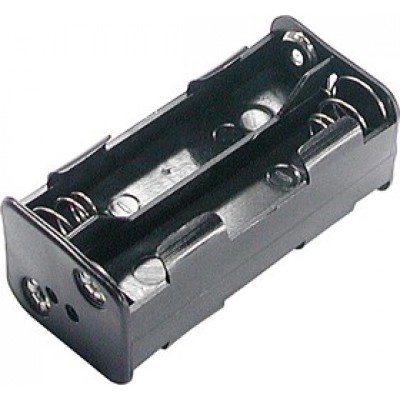 Батарейный отсек COMF для 4хAAA, R3 с выводами, чёрный (до 50В) BH-443A