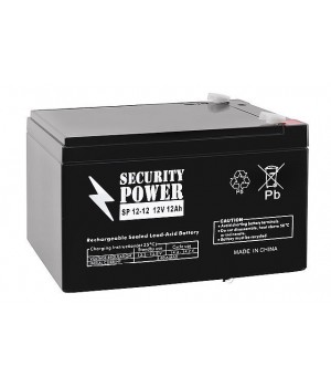 Аккумулятор для ИБП Security Power SP 12-12 F2 (12В/12 А·ч)