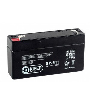 Аккумуляторная батарея Kiper GP-613 (6V/1.3 Ah)