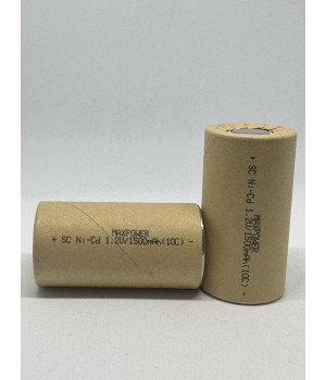  Аккумулятор Maxpower  SC (1.2 V, 1500 mAh) 10C 