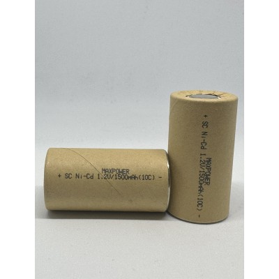  Аккумулятор Maxpower  SC (1.2 V, 1500 mAh) 10C 