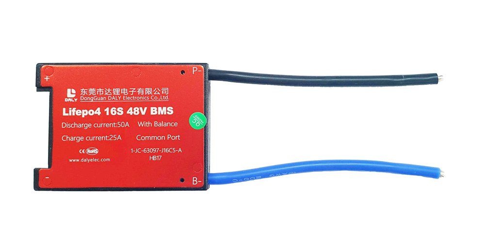 ПЛАТА BMS LIFEPO4 16S50A 48V 50A