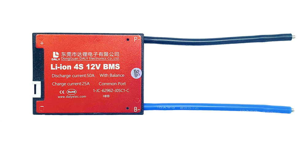 ПЛАТА BMS DALY LI-ION 4S50A 14.4V 50A