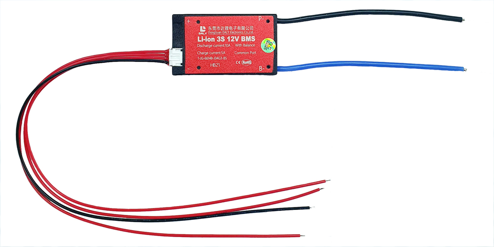 ПЛАТА BMS DALY LI-ION 3S10A 11.1V 10A 