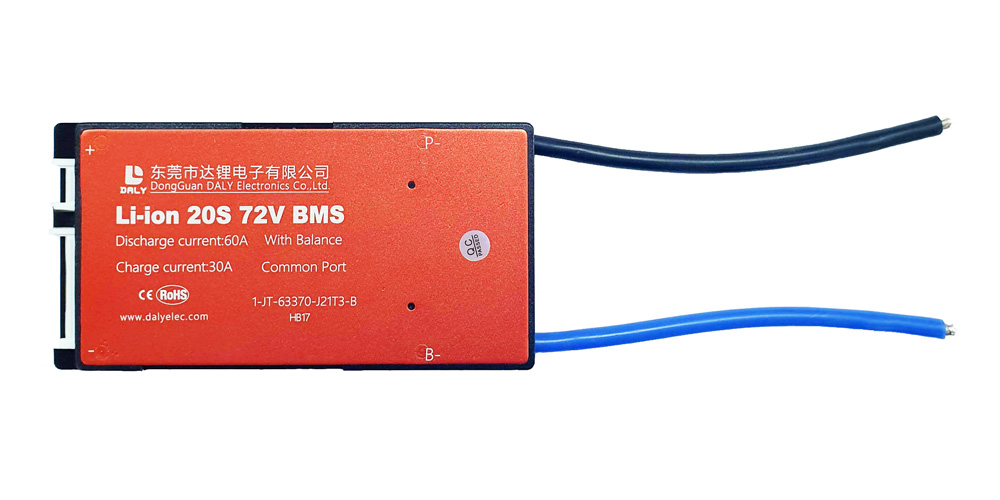ПЛАТА BMS DALY LI-ION 20S60A 74B 60A