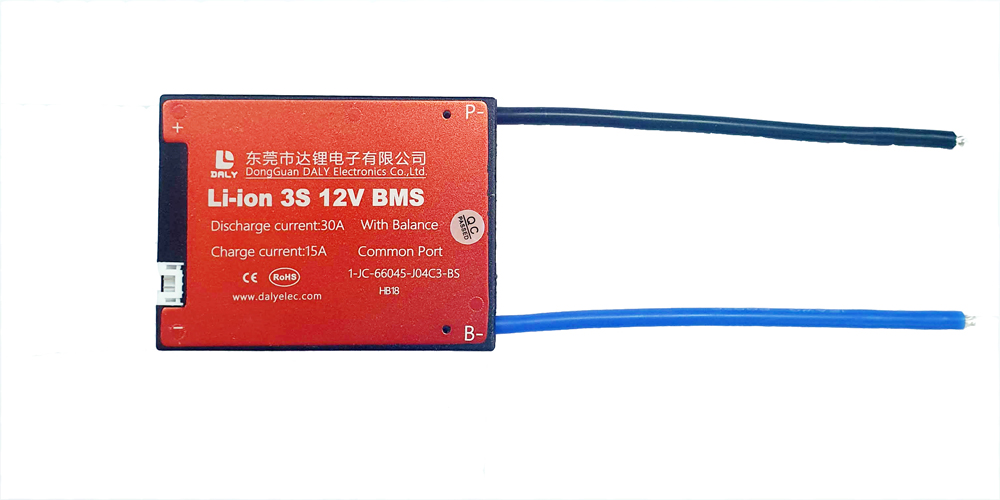 ПЛАТА BMS DALY LI-ION 3S30A 11.1V 30A