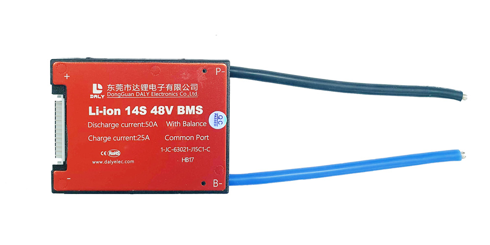 ПЛАТА BMS DALY LI-ION 14S50A 51.8B 50A
