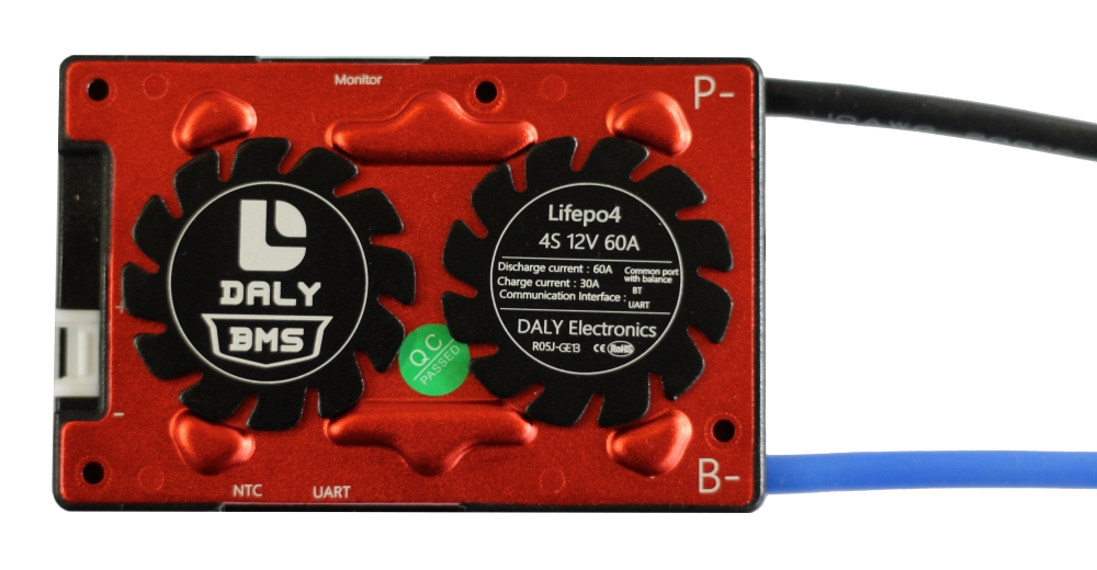 ПЛАТА SMART BMS LIFEPO4 4S60A 12V 60A BLUETOOTH