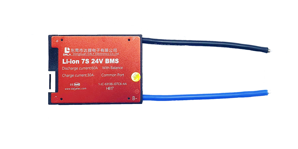 ПЛАТА BMS DALY LI-ION 7S60A 25.2V 60A