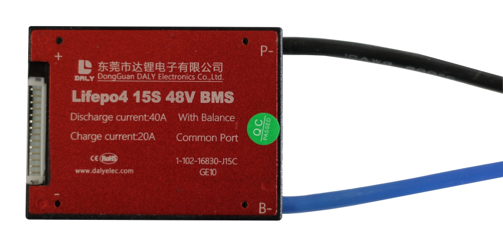 ПЛАТА BMS LIFEPO4 15S40A 48V 40A