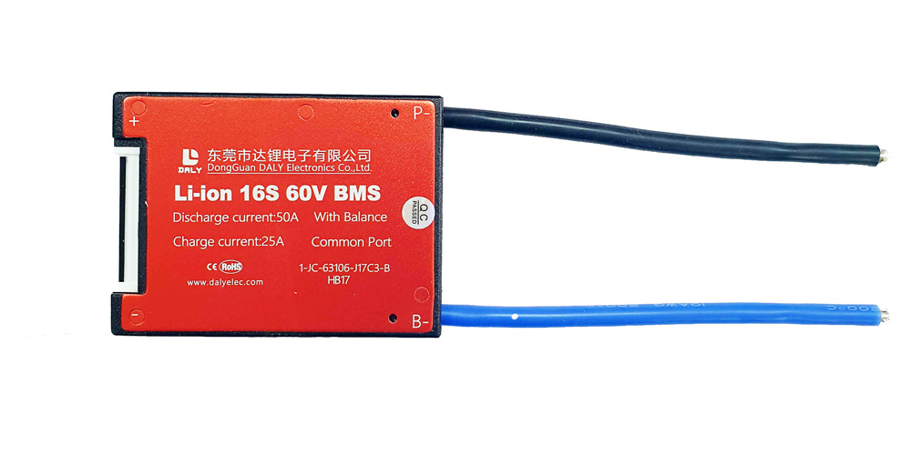 ПЛАТА BMS DALY LI-ION 16S50A 60B 50A