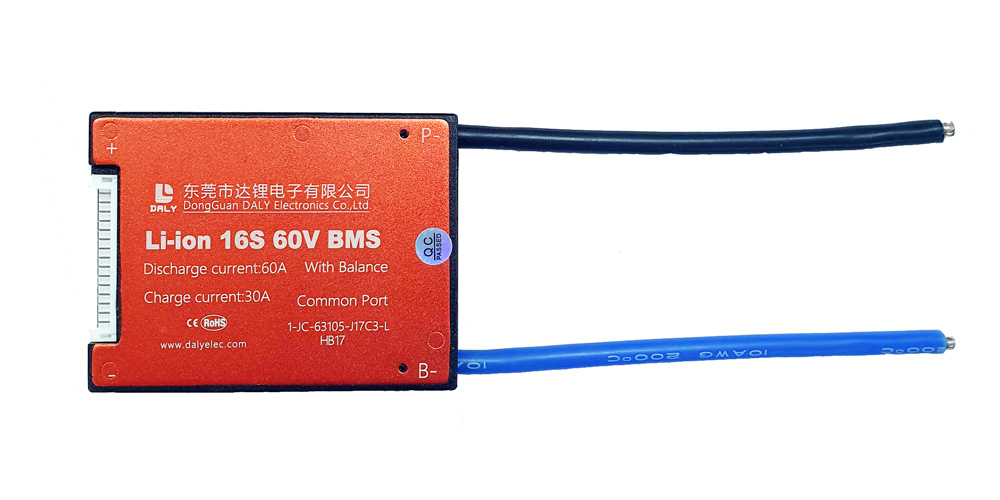 ПЛАТА BMS DALY LI-ION 16S60A 60B 60A