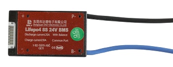 ПЛАТА BMS LIFEPO4 8S20A 24V 20A